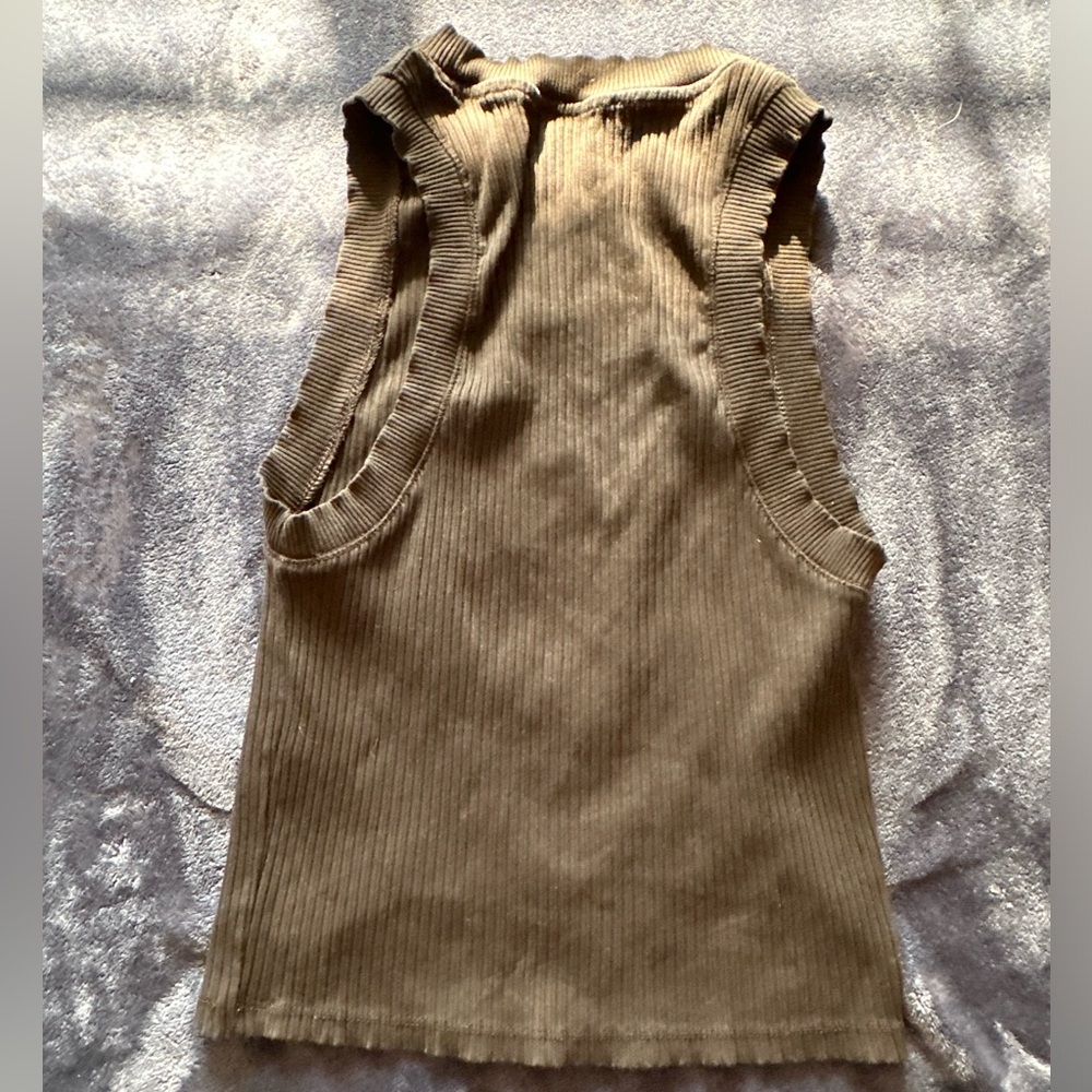 Black Zara top, side L. Super soft and comfortable only wore it once for a dp